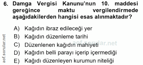 Soru 6
