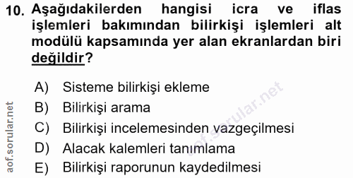Soru 10