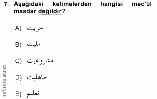 Soru 7