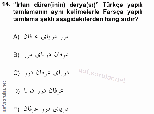 Soru 14