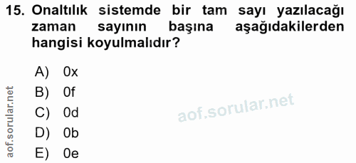 Soru 15