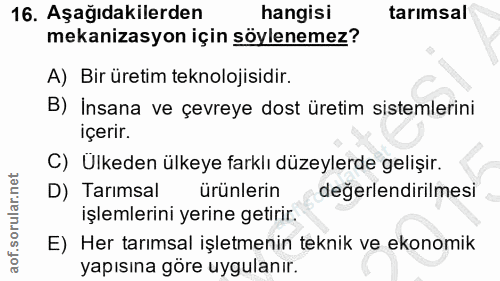 Soru 16
