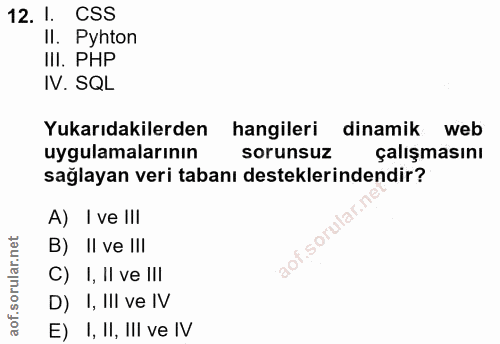 Soru 12