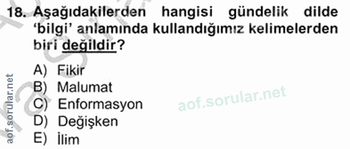 Soru 18