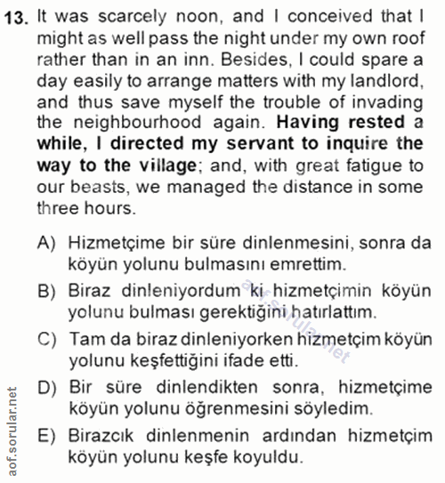 Soru 13