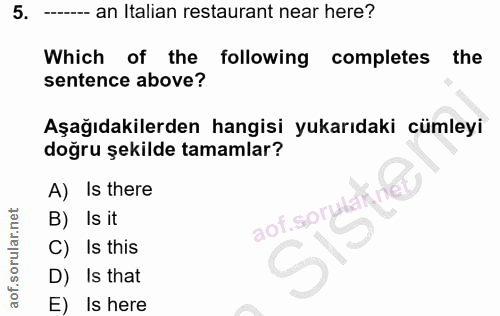 Soru 5