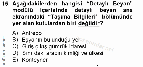 Soru 15