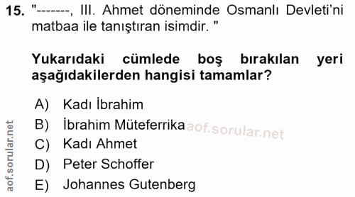 Soru 15