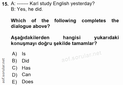 Soru 15