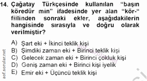 Soru 14