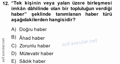 Soru 12