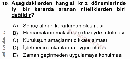 Soru 10