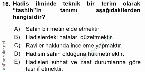 Soru 16