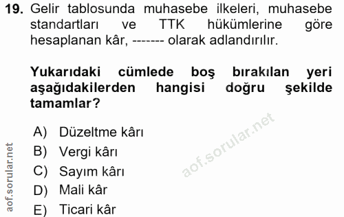 Soru 19
