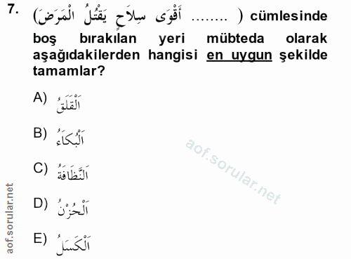 Soru 7