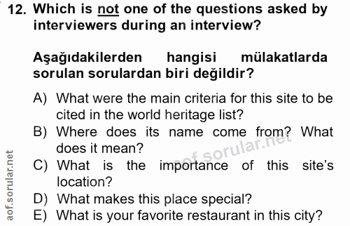 Soru 12
