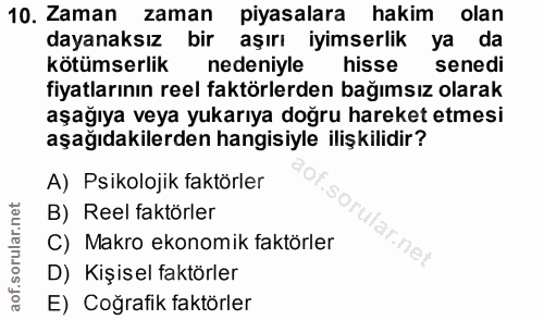 Soru 10