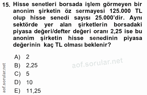 Soru 15