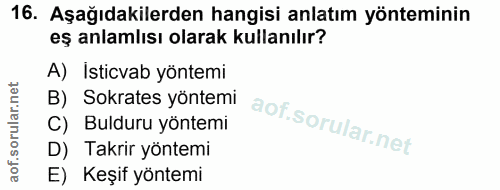 Soru 16