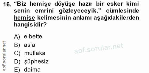 Soru 16