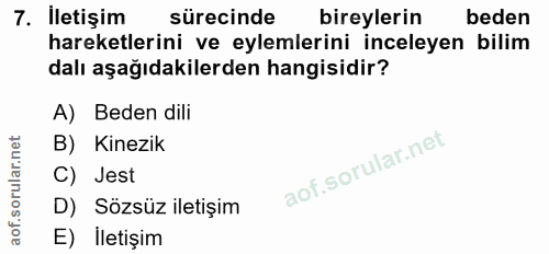 Soru 7