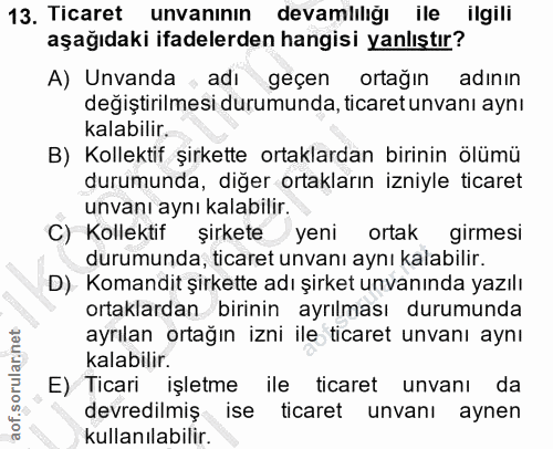 Soru 13