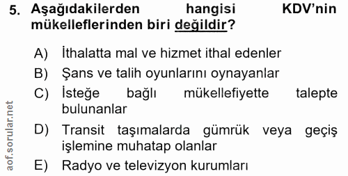 Soru 5