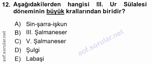 Soru 12