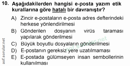Soru 10