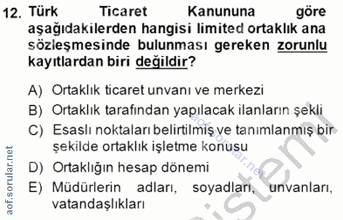 Soru 12
