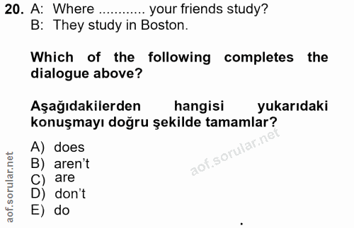 Soru 20
