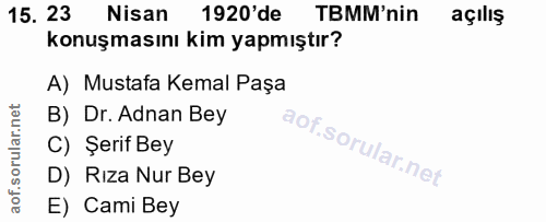 Soru 15