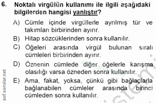 Soru 6