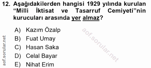 Soru 12