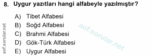 Soru 8