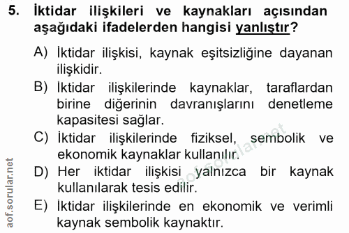 Soru 5