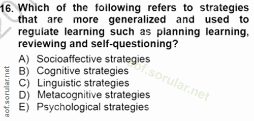 Soru 16