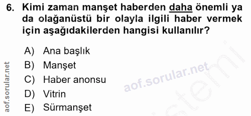Soru 6