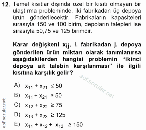 Soru 12