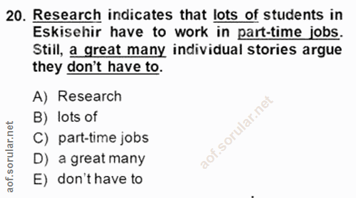 Soru 20