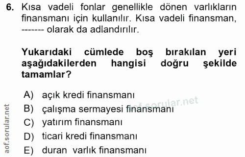 Soru 6