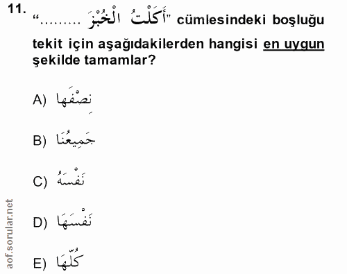 Soru 11