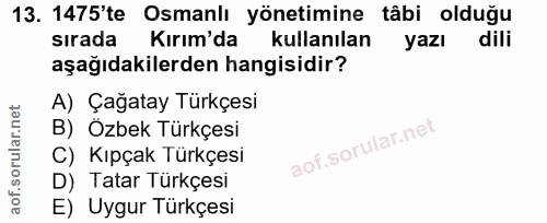 Soru 13