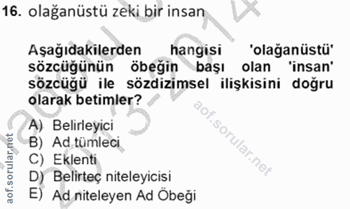 Soru 16