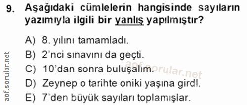 Soru 9