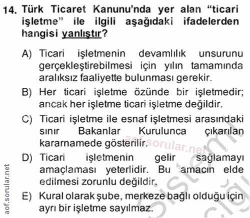 Soru 14
