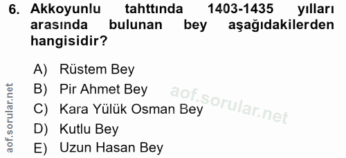 Soru 6