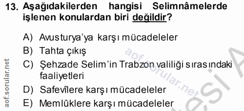 Soru 13