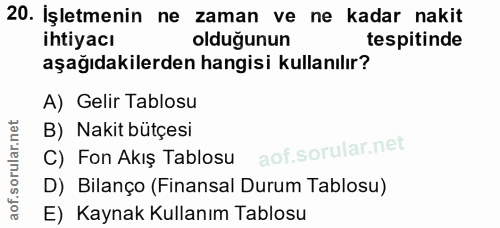 Soru 20
