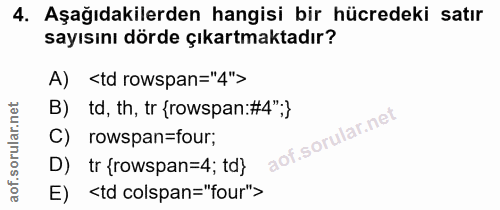 Soru 4